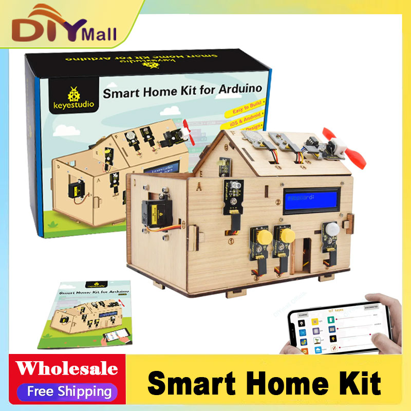 Smart Home Plus - Keyestudio Smart IoT Home Kit with
