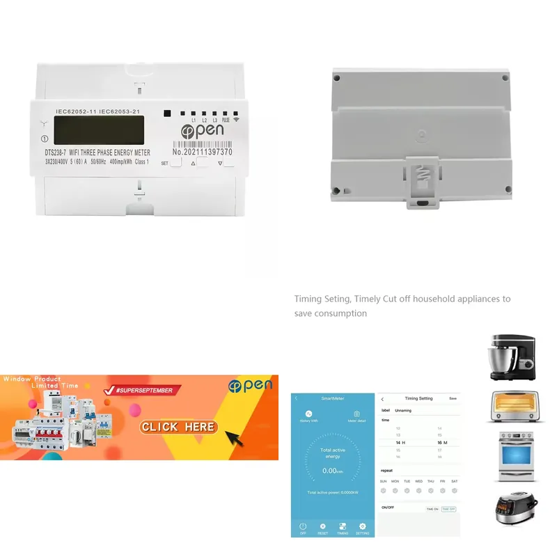 Smart Home Remote - APP 220V 400V Over Under Voltage