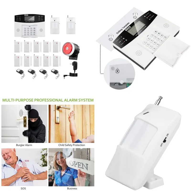 Smart Home Remote - House Burglar Alarm Kit Auto Dial