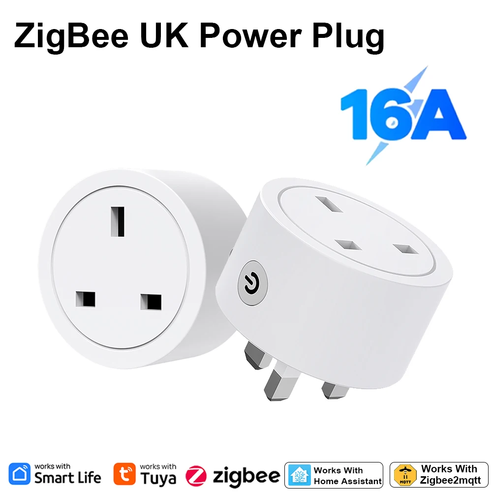 Smart Home Monitoring - Zigbee Smart Plug 16A UK Socket