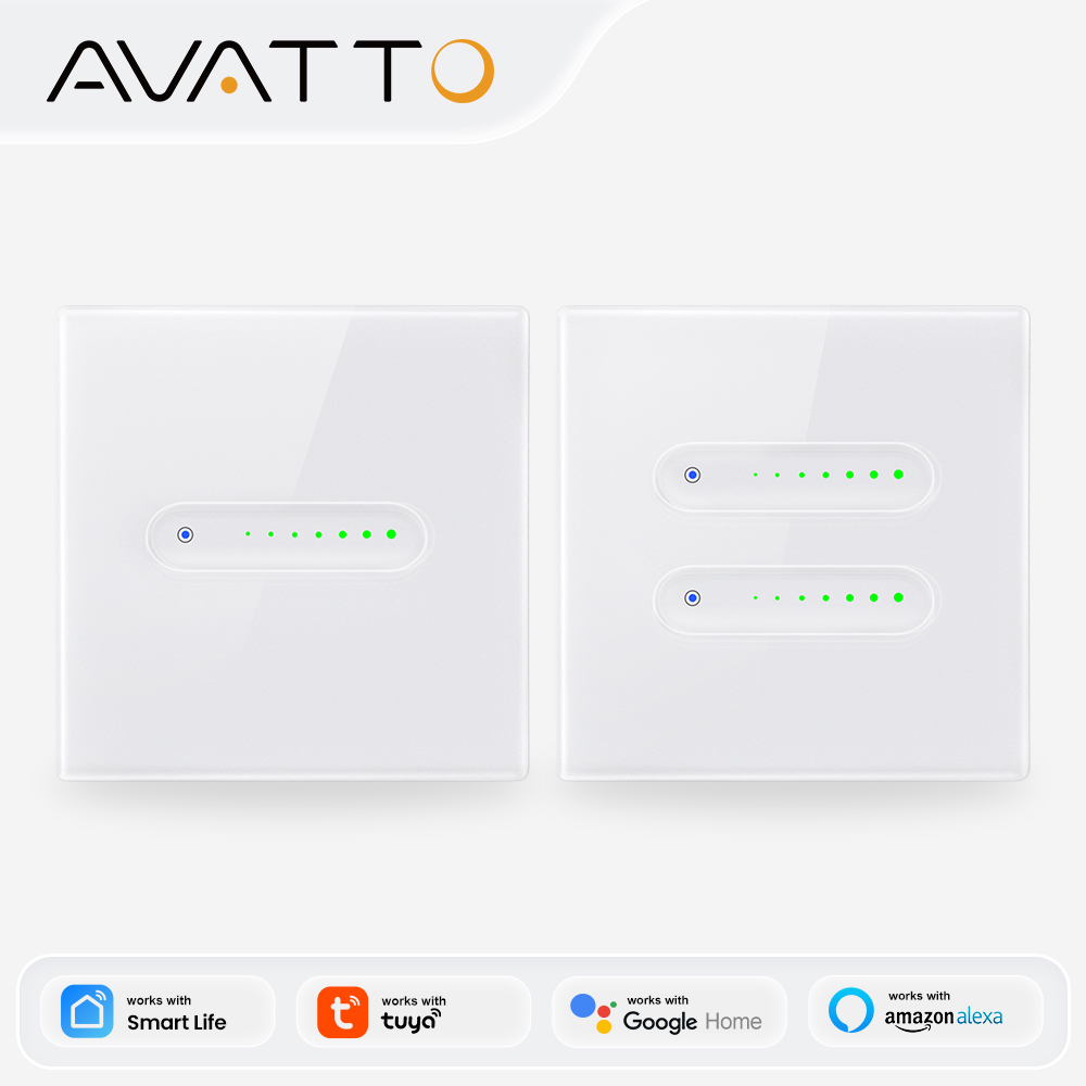 Smart Home Alexa - AVATTO WiFi 1/2 Gang Smart Dimmer