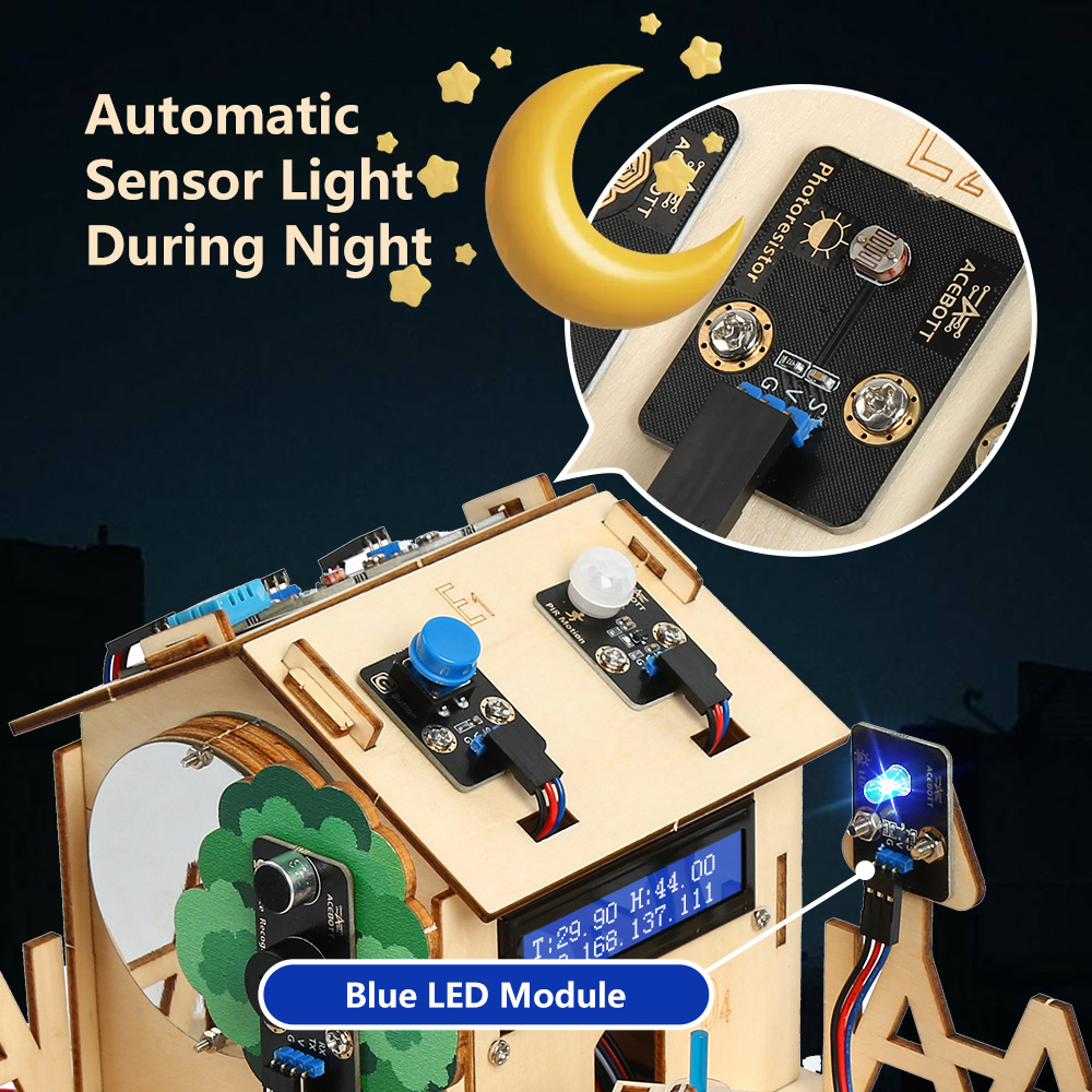 ACEBOTT Smart Home STEM STEAM  - Smart Home Arduino Uno recension och pris