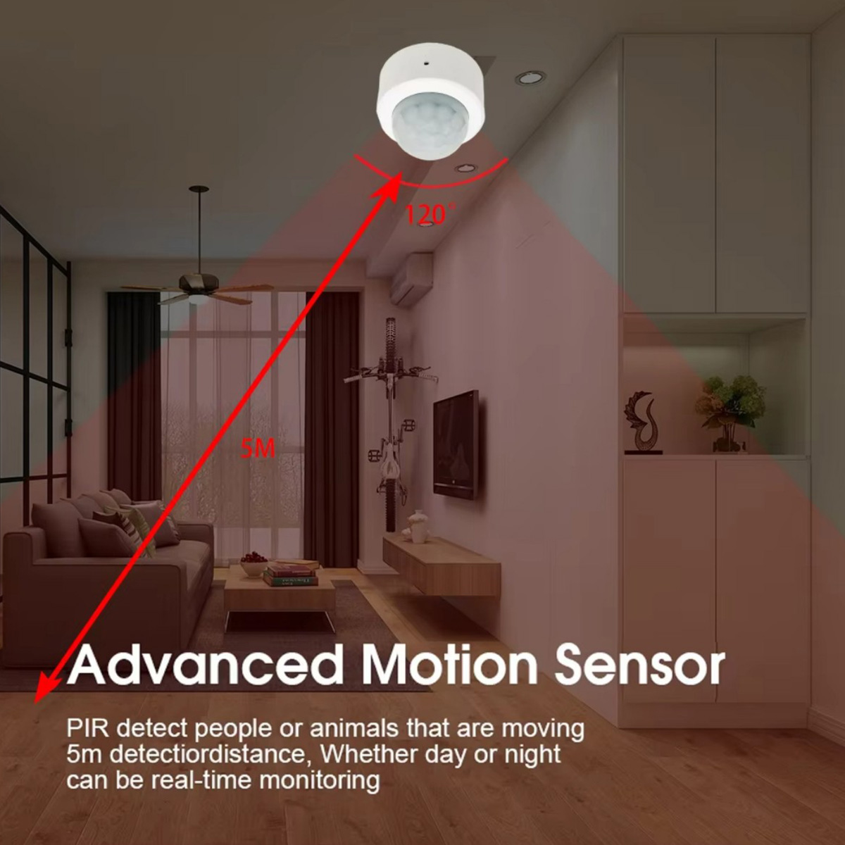 Zigbee PIR Motion Sensor Human - Pir Motion Sensor recension och pris