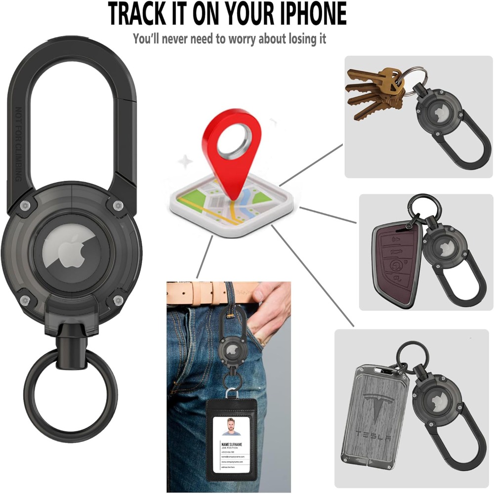 For AirTag Holder Keychain,All - Smart Home Hub Apple recension och pris