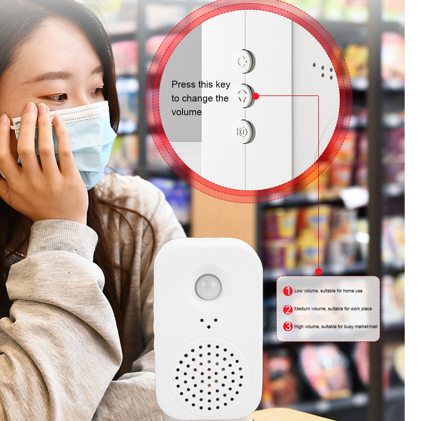PIR Motion Sensor Activated Vo - Pir Motion Sensor recension och pris