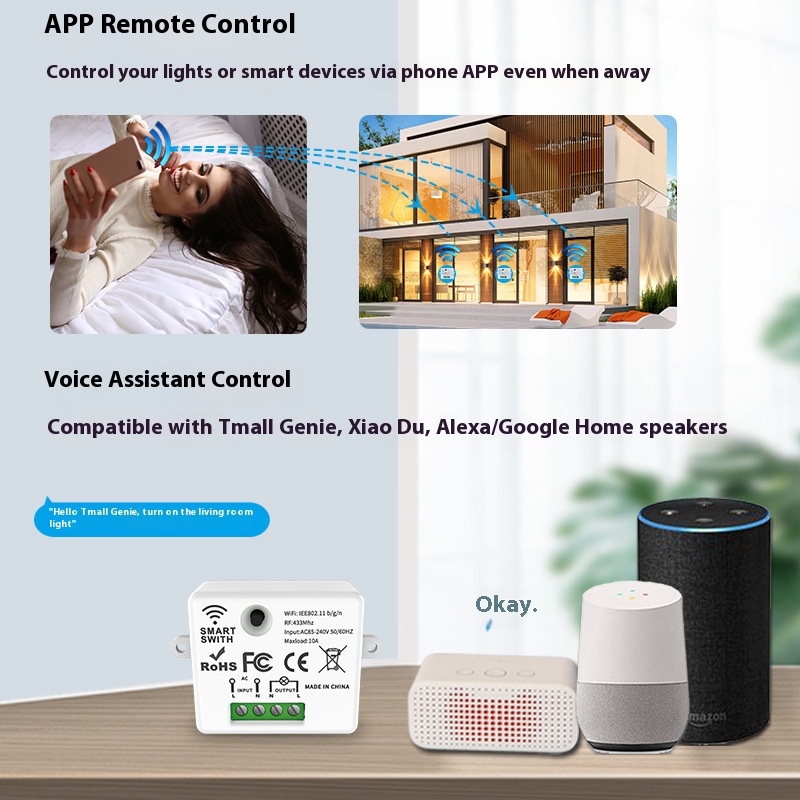 The Tuya Smart Switch-Off Devi - Smart Home Alexa recension och pris