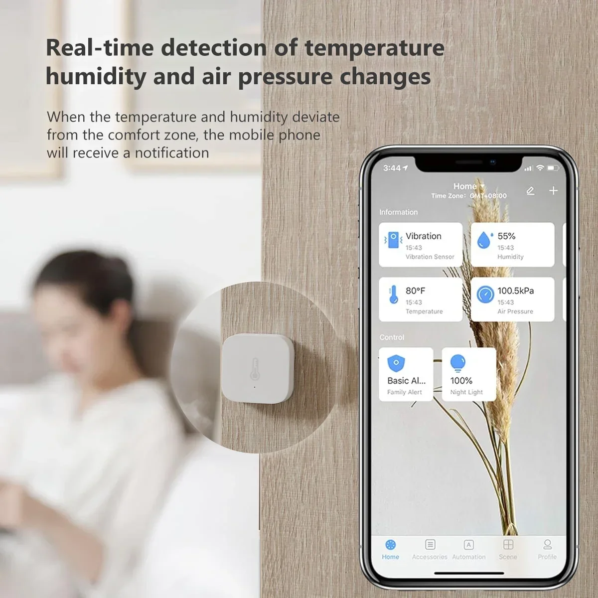 Aqara Temperature Sensor Zigbe - Smart Home Hub Apple recension och pris
