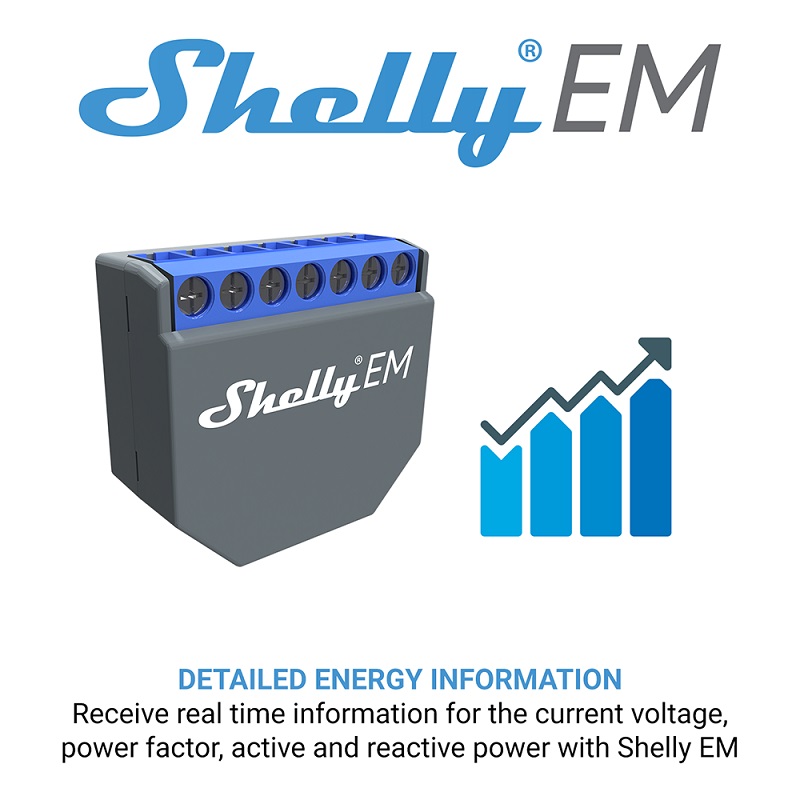 SHELLY EM Wifi Smart Life Cont - Smart Home Alexa recension och pris