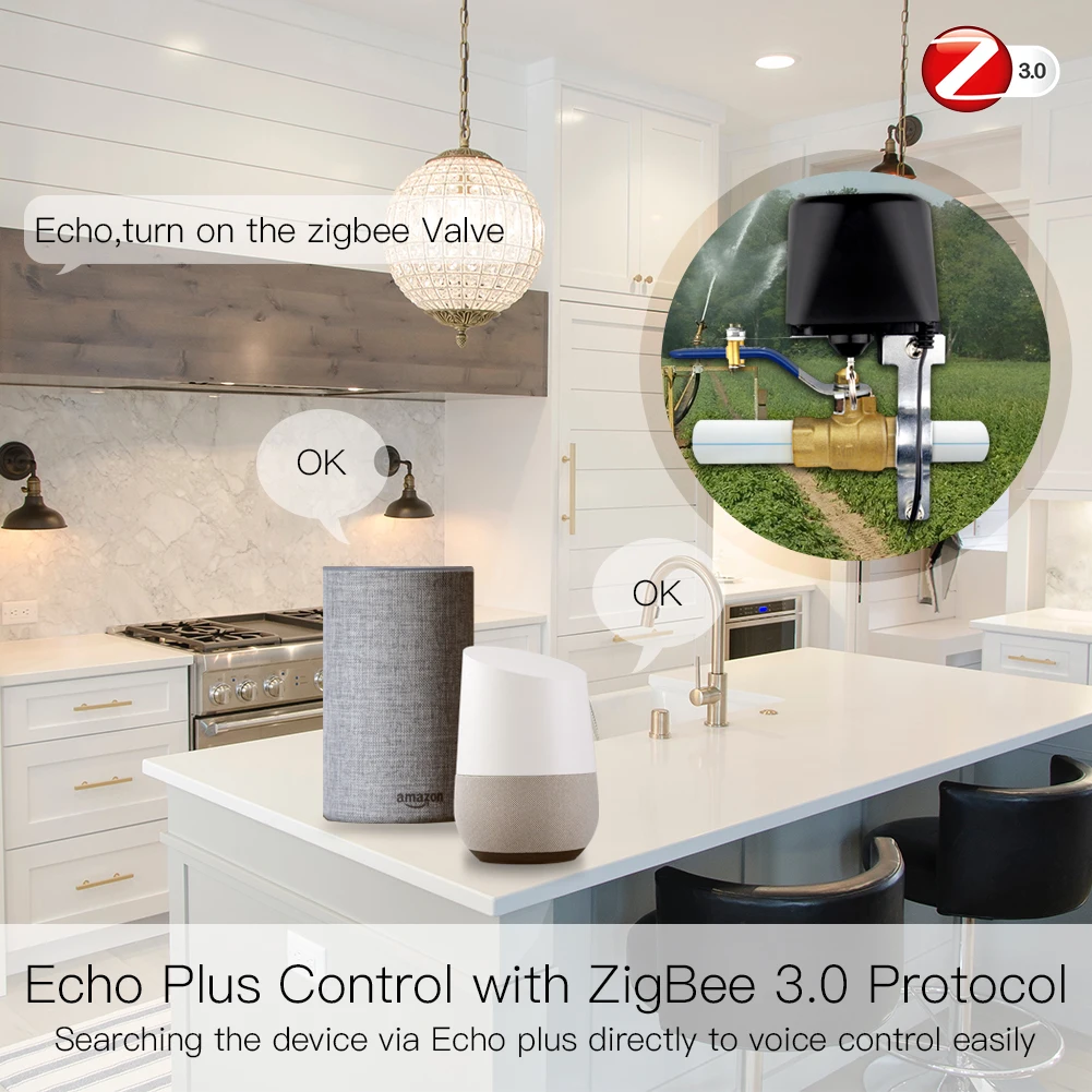 MOES ZigBee 3.0 Smart Gas Wate - Smart Home Plus recension och pris
