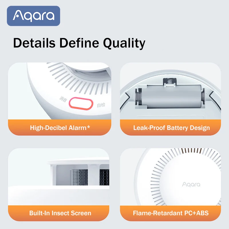 Aqara Matter Smoke Detector Se - Smart Home Hub Apple recension och pris