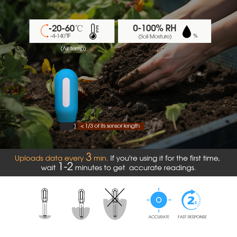1PCS Tuya Zigbee Soil Sensor H - Smart Home Monitoring recension och pris
