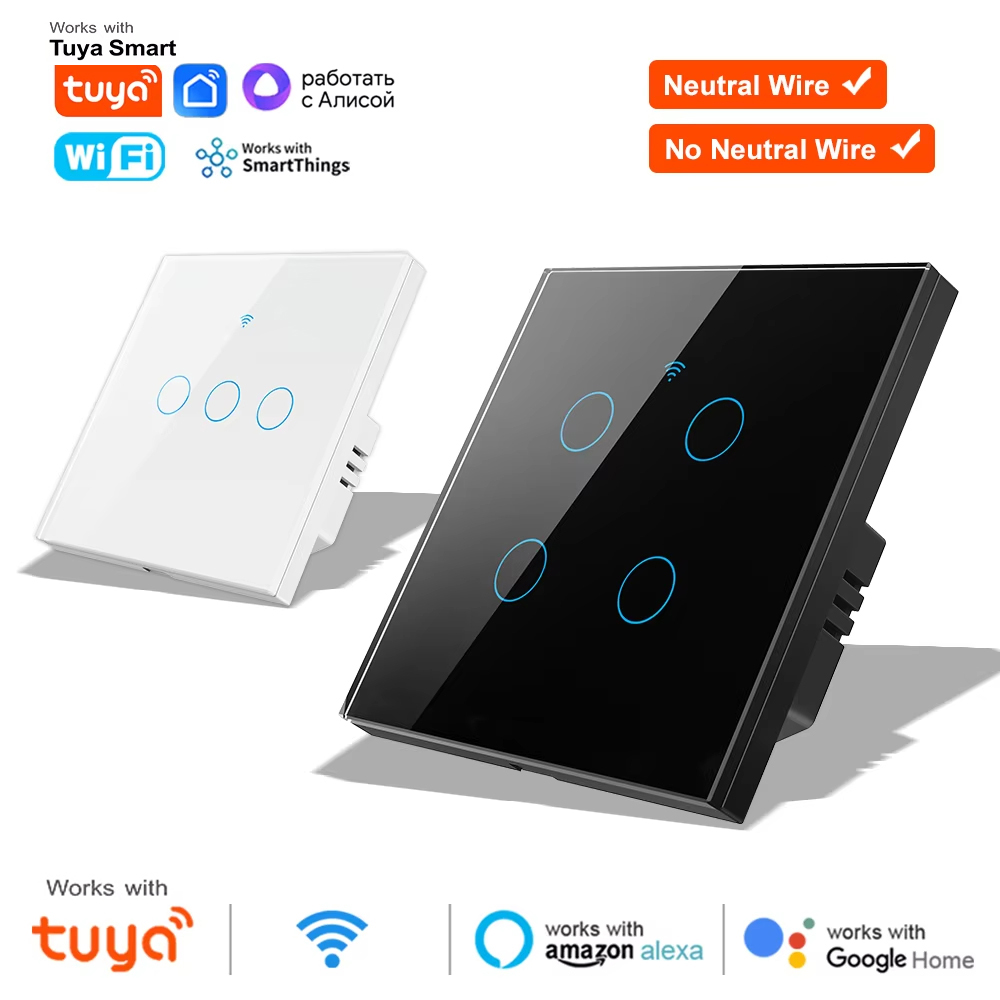 WiFi RF 433mhz Touch Wall Ligh - Smart Home Alexa recension och pris