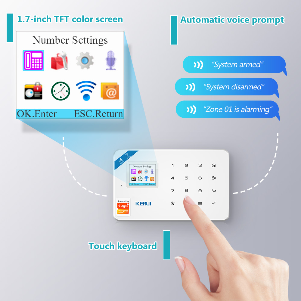 KERUI W181 Alarm System Secutr - Smart Home Video recension och pris