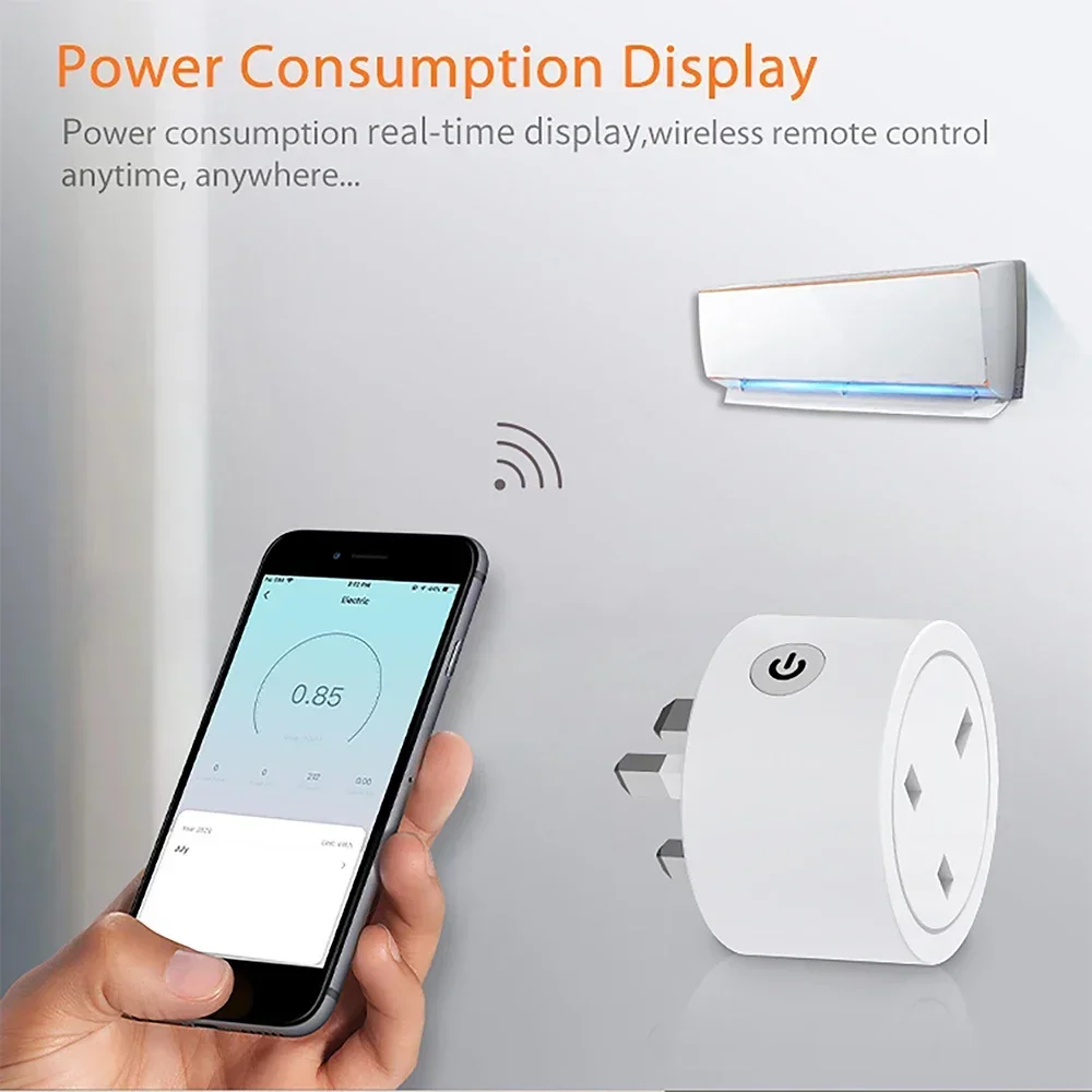 Zigbee Smart Plug 16A UK Socke - Smart Home Monitoring recension och pris