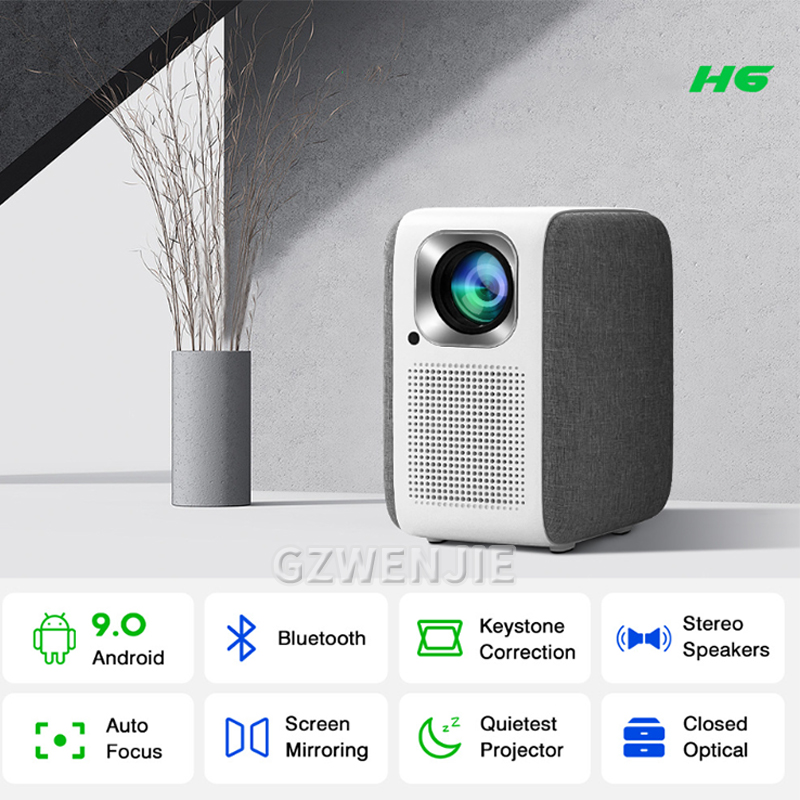 H6 Mini Projector LED 1080P Fu - Smart Home Video recension och pris