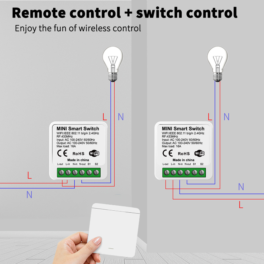 Tuya WiFi Smart Light Switch S - Smart Home Alexa recension och pris