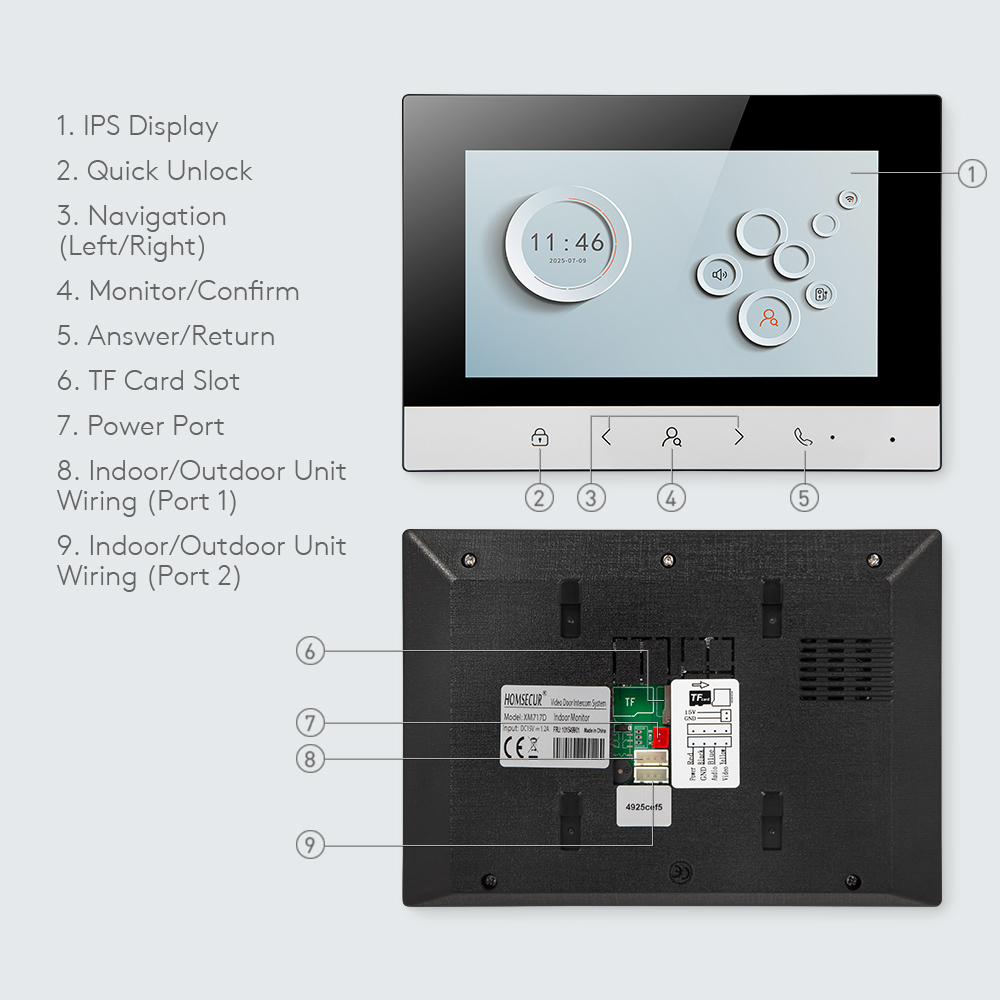 Tuya Smart WIFI Indoor Monitor - Smart Home Video recension och pris