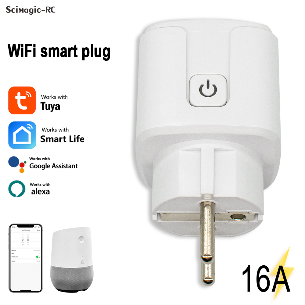Tuya Smart Plug WiFi Socket 16 - Smart Home Monitoring recension och pris