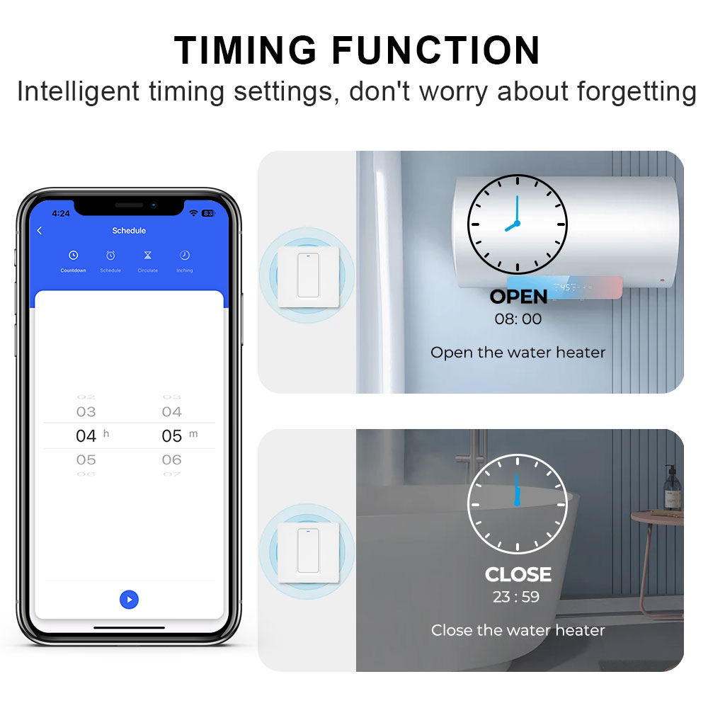 Smart Water Heater Switch/WiFi - Smart Home Alexa recension och pris