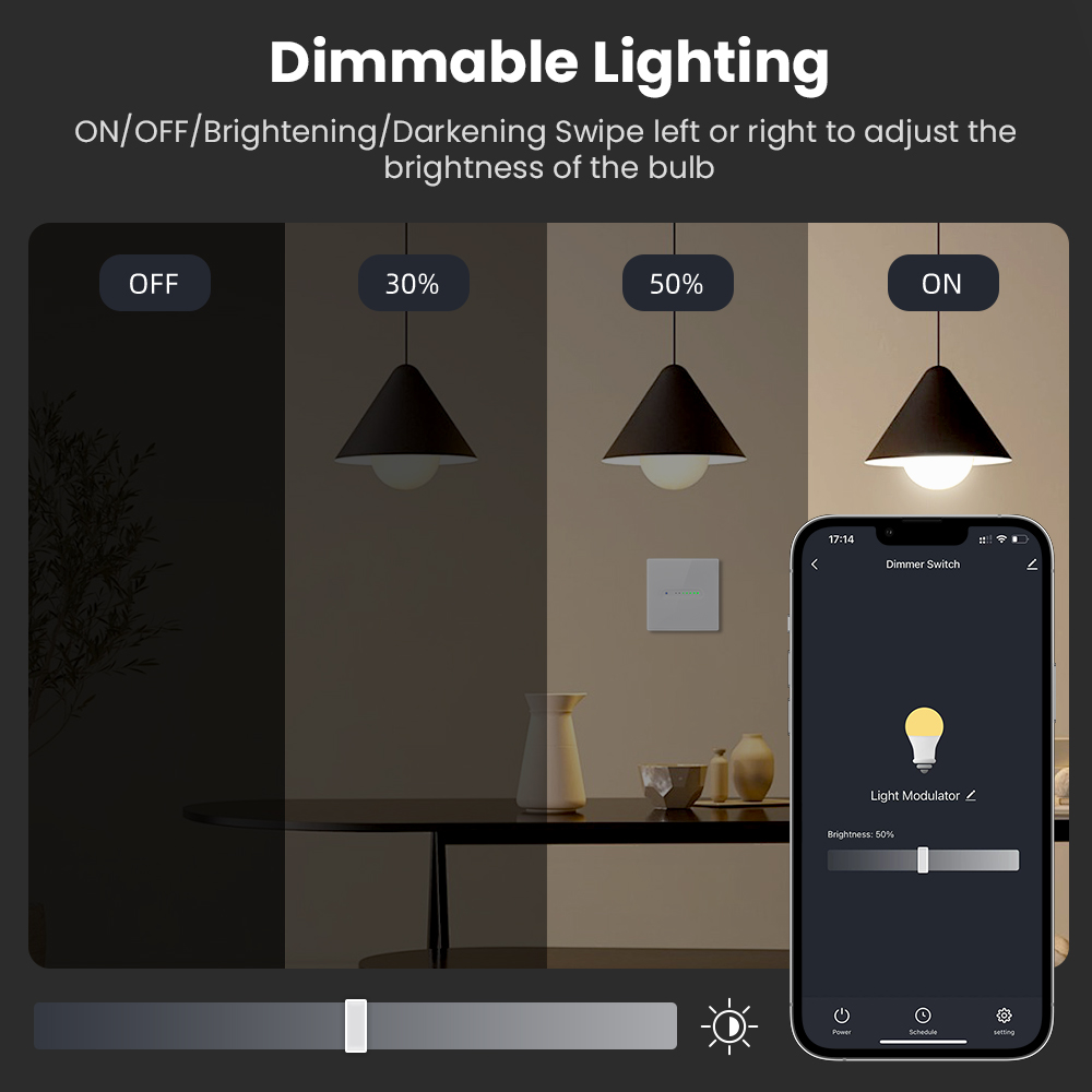 AVATTO WiFi 1/2 Gang Smart Dim - Smart Home Alexa recension och pris