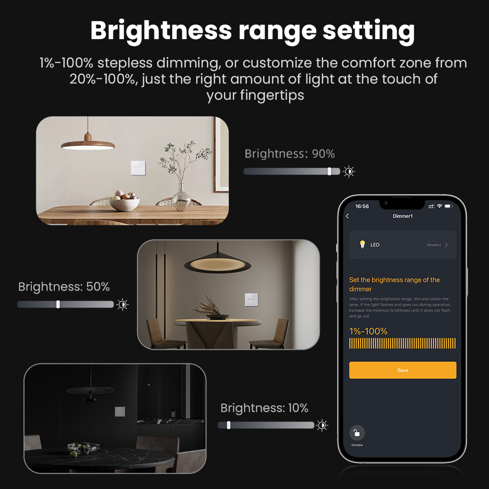 AVATTO WiFi 1/2 Gang Smart Dim - Smart Home Alexa recension och pris