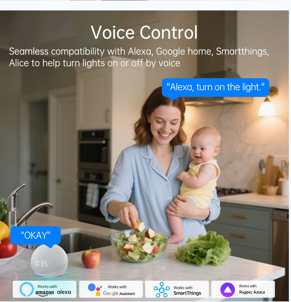1 2 3 4 Gang WiFi RF 433mhz To - Smart Home Alexa recension och pris