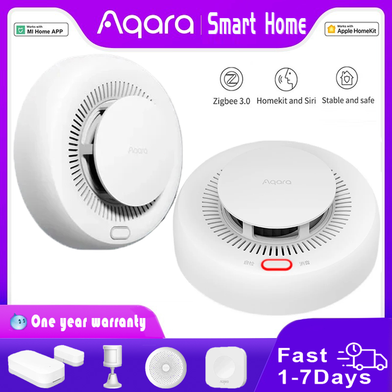 New Aqara Smoke Detector Zigbe - Smart Home Hub Apple recension och pris