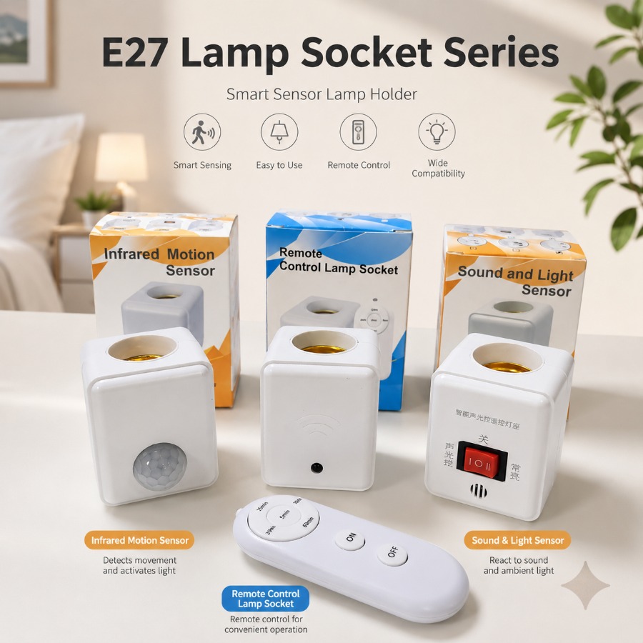EU/US Plug E27 PIR Motion Sens - Pir Motion Sensor recension och pris