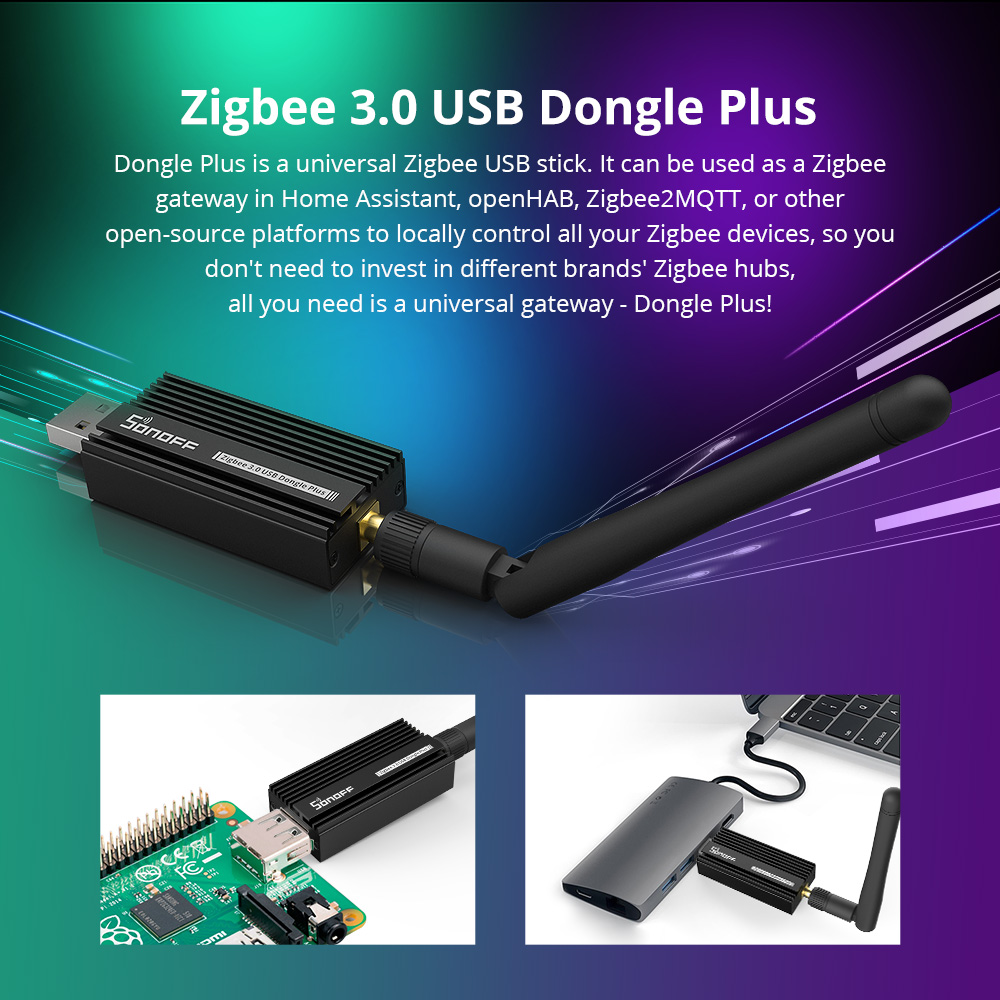 SONOFF Zigbee 3.0 USB Dongle P - Smart Home Plus recension och pris