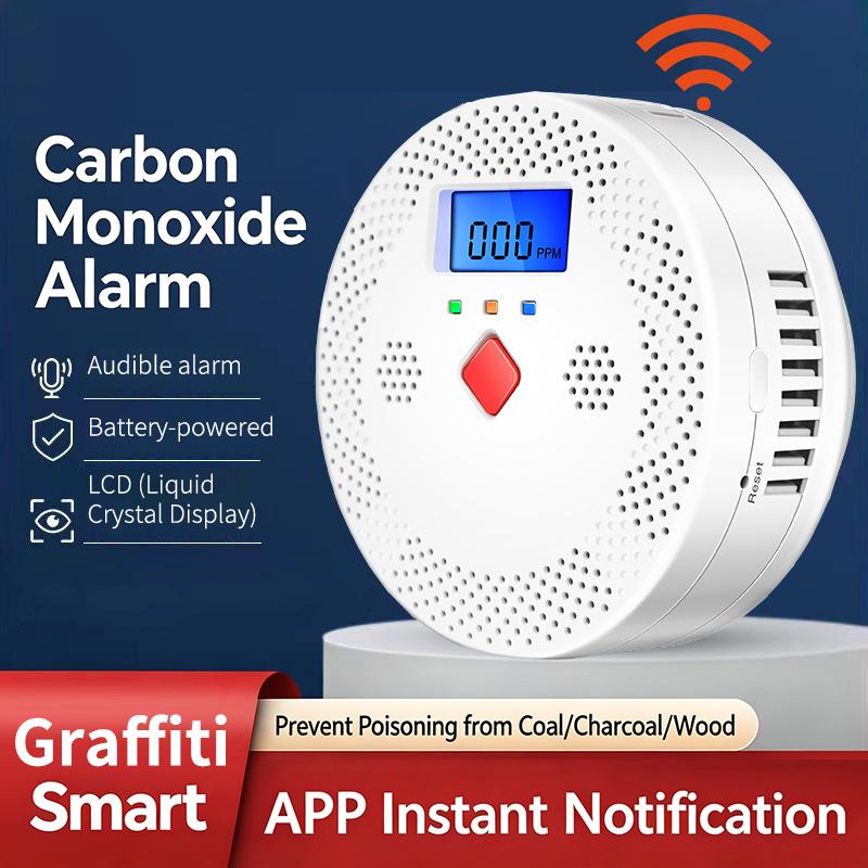 WiFi Smart Carbon Monoxide Det - Smart Home Monitoring recension och pris