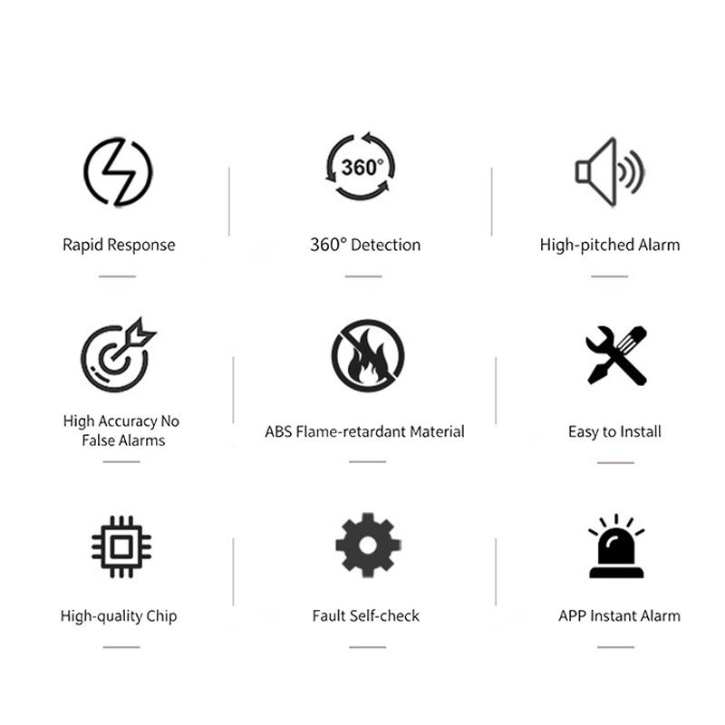 WiFi Smart Carbon Monoxide Det - Smart Home Monitoring recension och pris