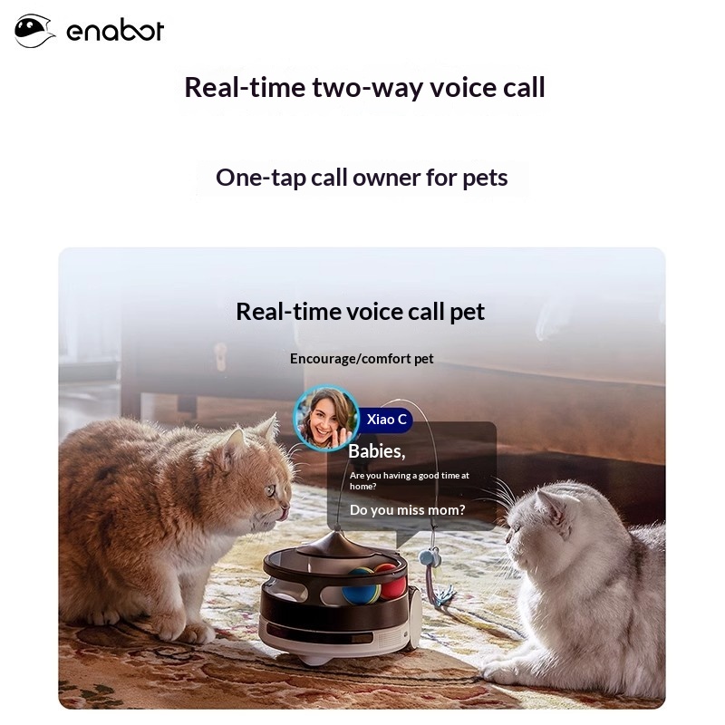 Enabot ROLA PetPal Smart Robot - Smart Home Monitoring recension och pris