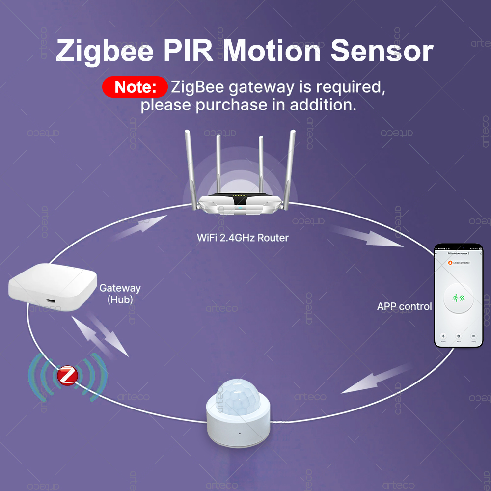 Zigbee 3.0 Mini PIR Motion Sen - Pir Motion Sensor recension och pris