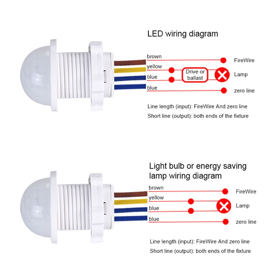AC 110V 220V Sensor Smart Home - Pir Motion Sensor recension och pris