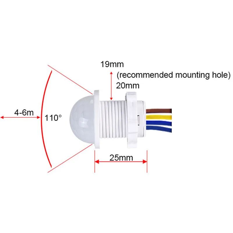 AC 110V 220V Sensor Smart Home - Pir Motion Sensor recension och pris