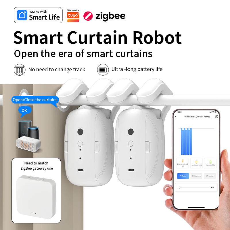 Zigbee Smart Curtain Driver Ro - Smart Home Alexa recension och pris