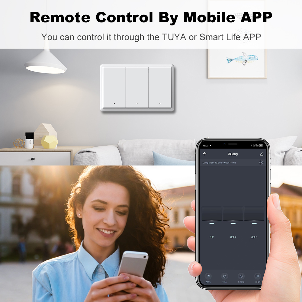 MANHOT ZigBee3.0 Smart Switch  - Smart Home Alexa recension och pris