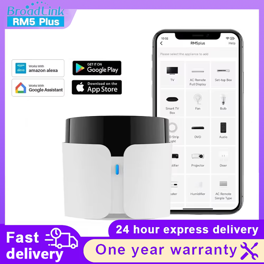 BroadLink RM5 Plus WiFi IR Sma - Smart Home Plus recension och pris