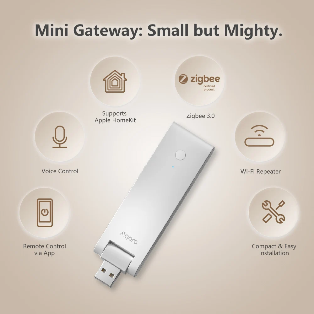 Original E1 Aqara Hub Gateway  - Smart Home Hub Apple recension och pris