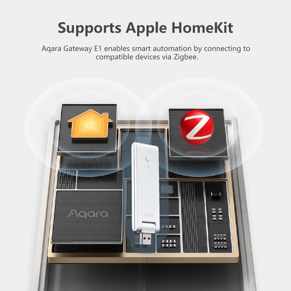Original E1 Aqara Hub Gateway  - Smart Home Hub Apple recension och pris