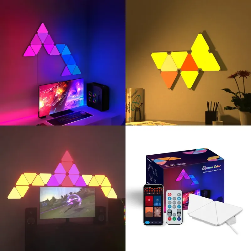 Banqcn Triangle LED Gaming Set - Smart Home Alexa recension och pris