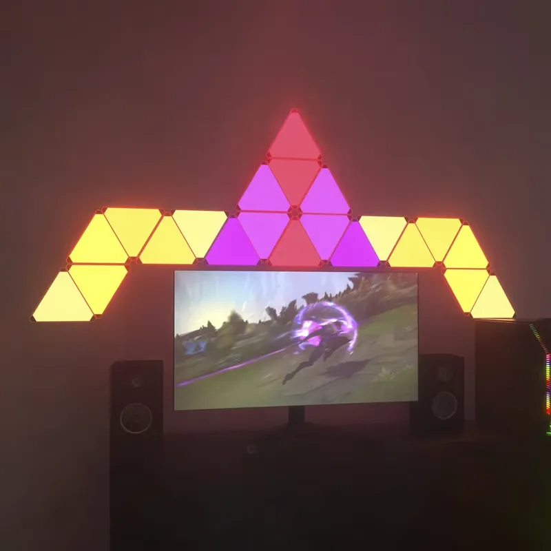 Banqcn Triangle LED Gaming Set - Smart Home Alexa recension och pris